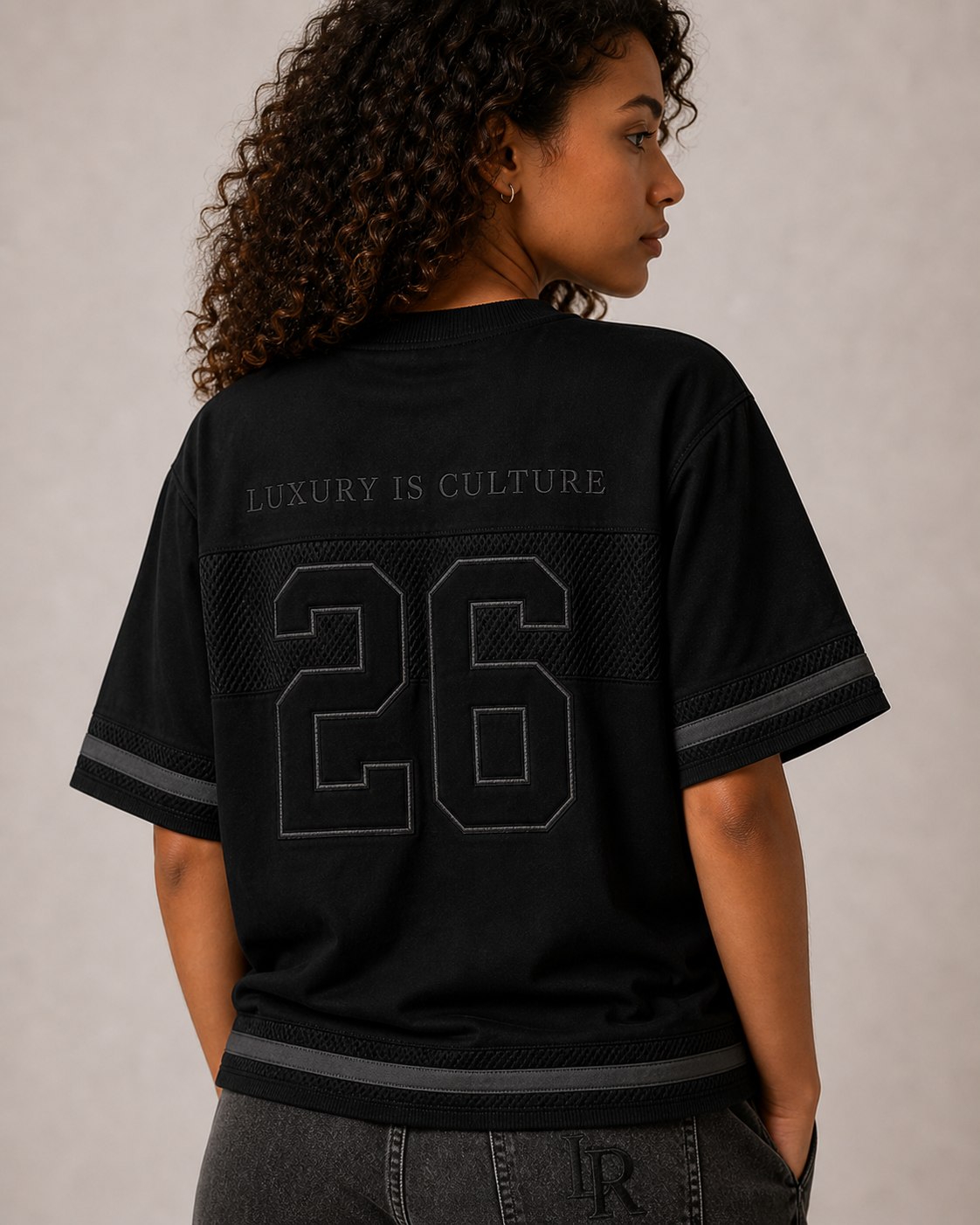 Jersey T-Shirt- Black