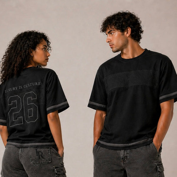 Jersey T-Shirt- Black
