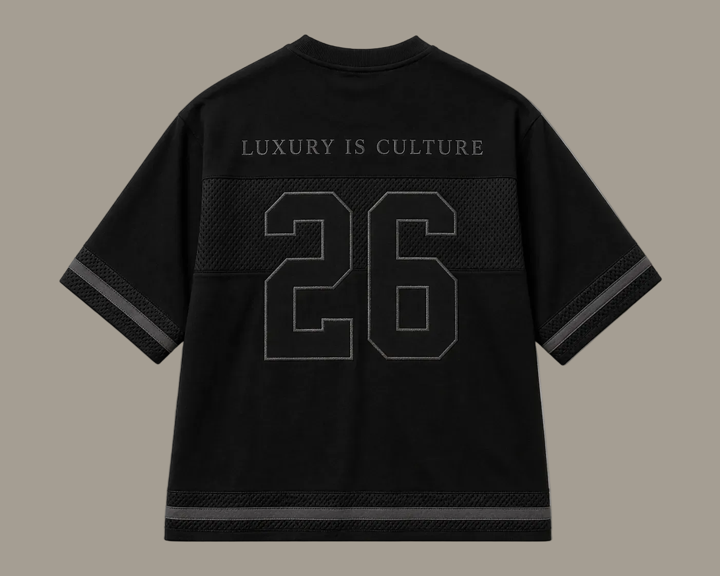 Jersey T-Shirt- Black